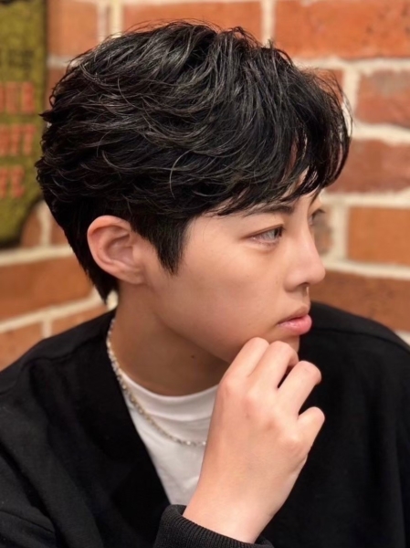 メンズビジネスパーマ