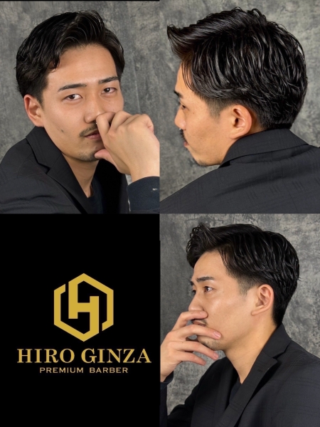 Business Hair × side part