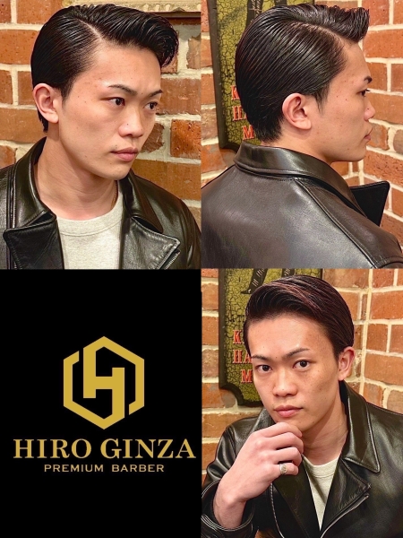 Classic hairstyle × Side part × Gentleman