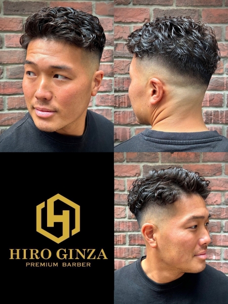 skin fade / perm