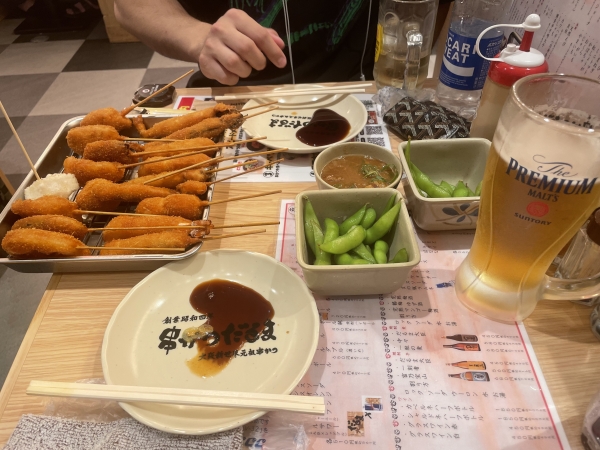 串カツ食べてきました