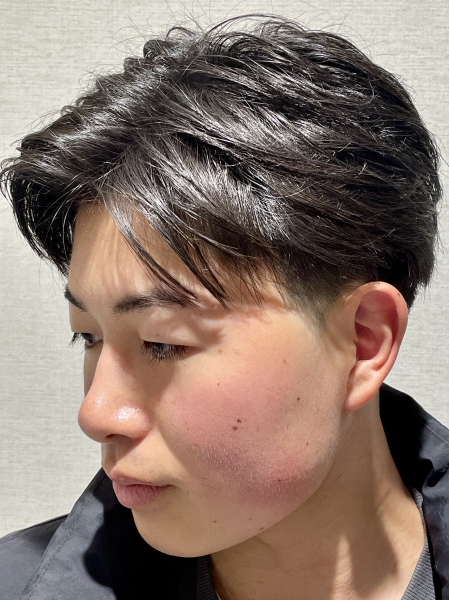 ツーブロックテーパーフェード