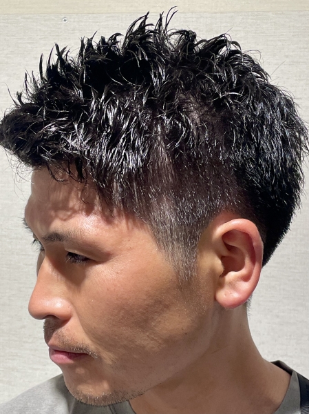 アップバングショート