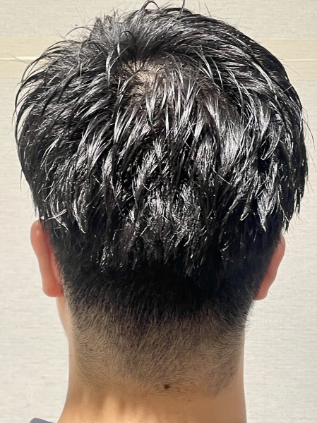 ツーブロックショート