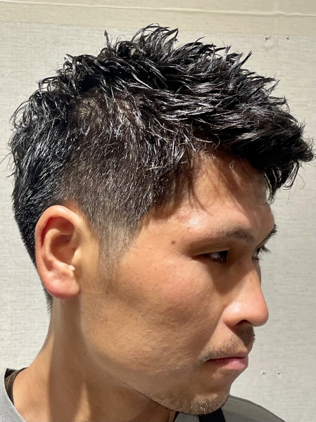 アップバングショート