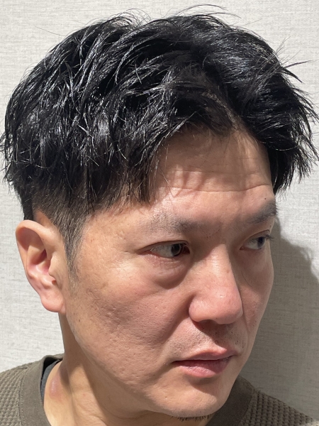 ツーブロックショート