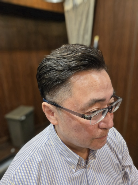 ツーブロックビジネススタイル