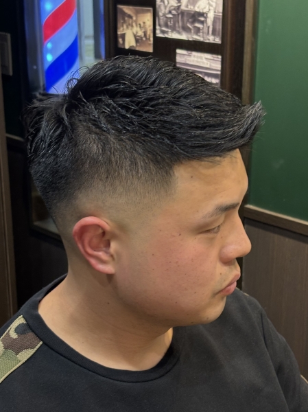 ミドルスキンフェード