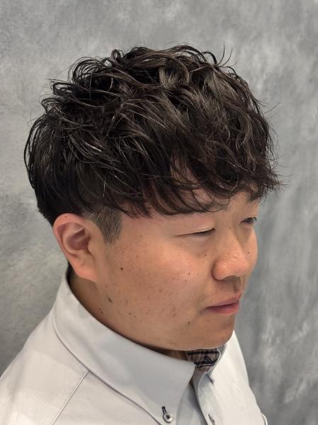 無造作できまる!なみまきパーマ