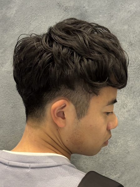 メンズカット×パーマ