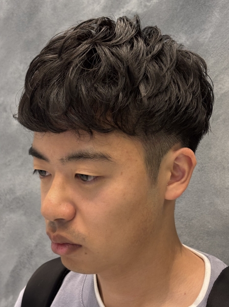 メンズカット×パーマ