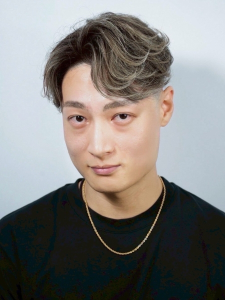 毛流れセンターパート