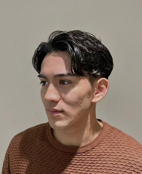 テーパーフェード×ニュアンスパーマ
