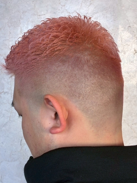 春カラー ロースキンフェード