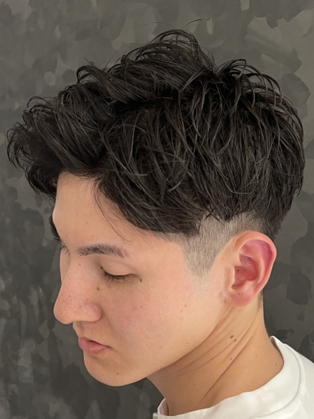 【HIRO GINZA仙台本店-/ツーブロックショート】