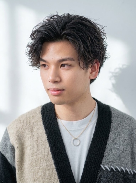 リバースパーマ/ツイストパーマ〈理容室〉