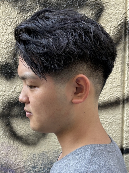 フェザーパーマxフェード