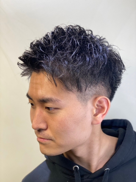 アイロンパーマ×ショート