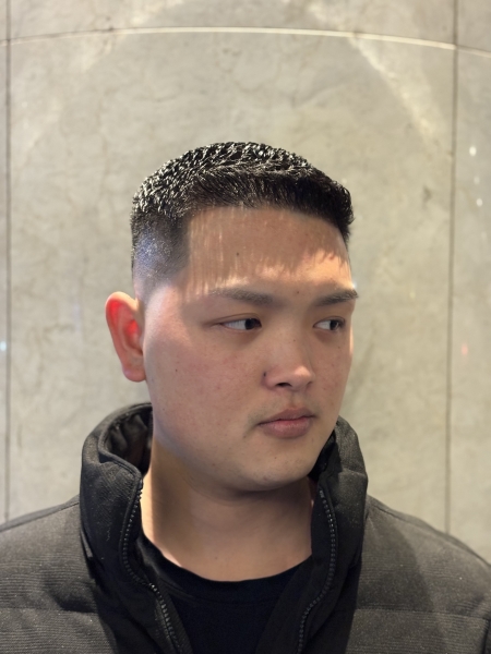 スキンフェード×濡れパン