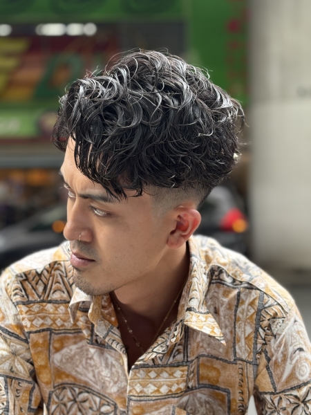 サーフカール×テーパーフェード