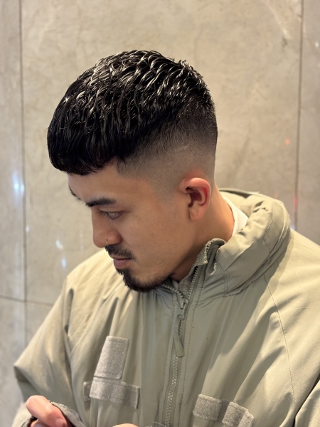 クロップ×濡れパン