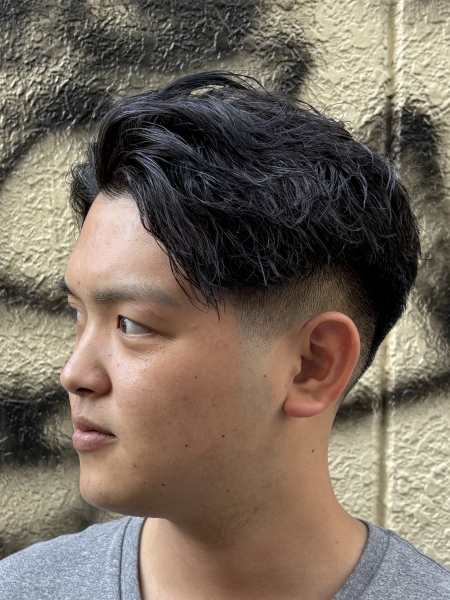 フェザーパーマxフェード