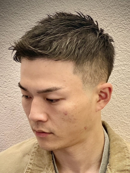 メンズショート フェード