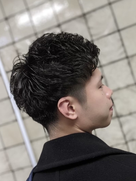 アイロンパーマ