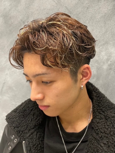 メッシュ パーマ