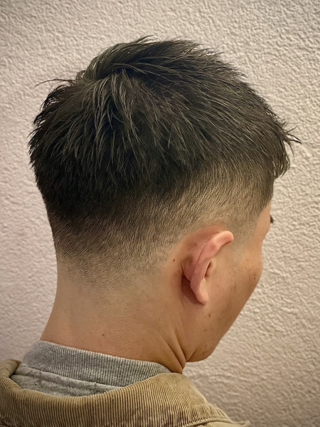 メンズショート フェード