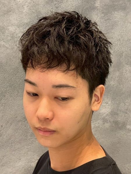 ショートスパイラルパーマ