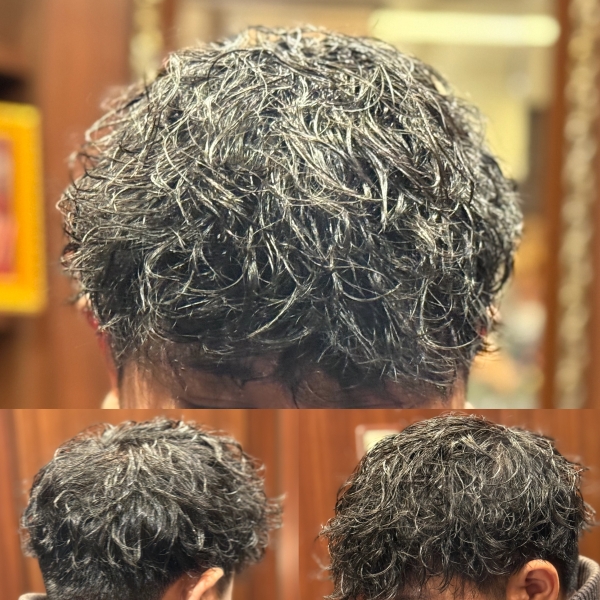 強めシャドウパーマ メンズ