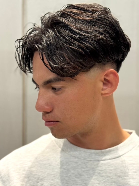 フェード×ナチュラルパーマ