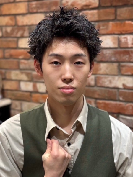 【HIRO GINZA仙台本店-/ピンパーマスパイキー】