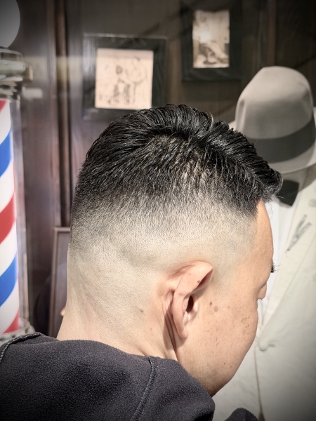 ハードパート×アイロンパーマ