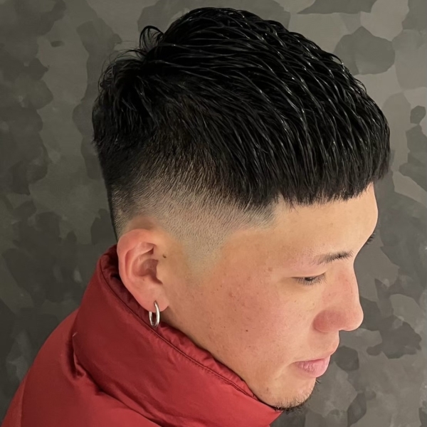 スキンフェードクロップスタイル