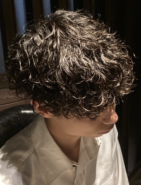 波巻パーマスタイル