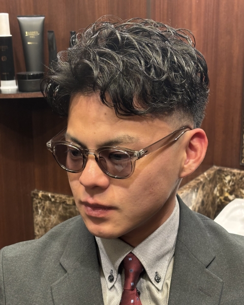 ショートラルフカールパーマ