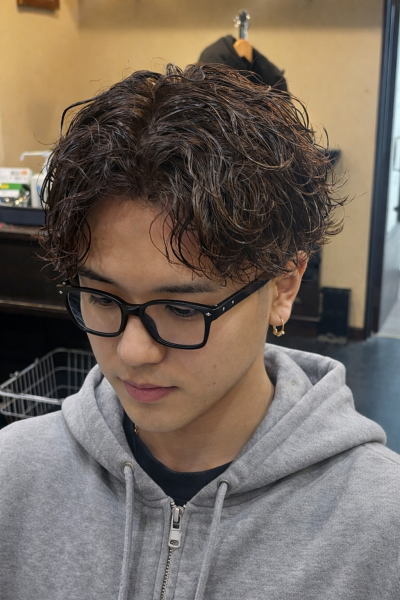 サーフカールパーマ