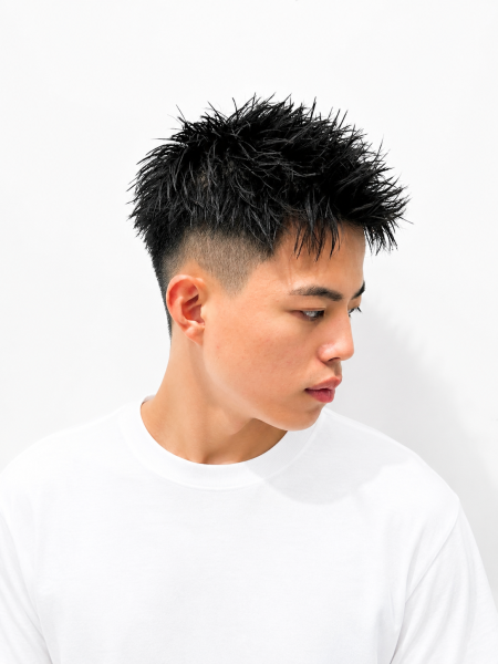 アップバングショート 梅田×難波