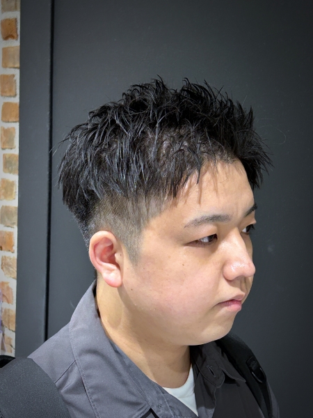 アップバングショート