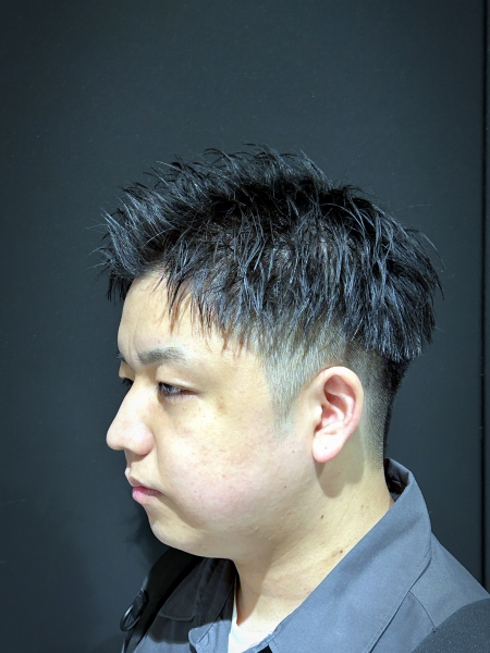 アップバングショート