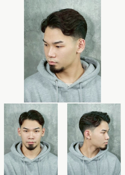 Slick Undercut with Goatee