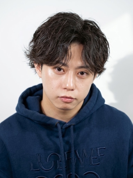 ニュアンスパーマ/センターパート