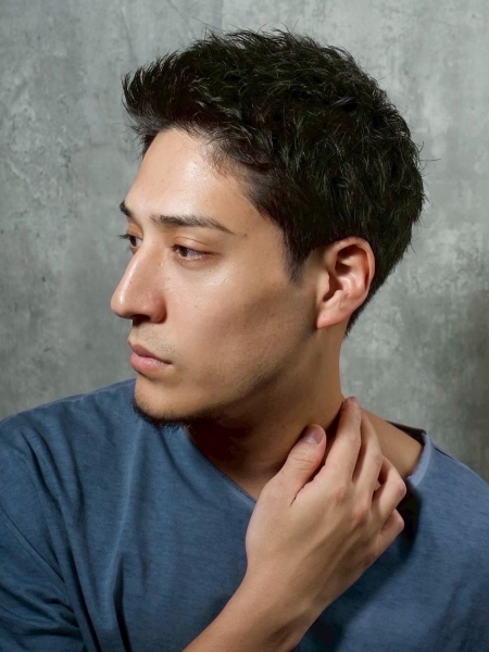 ビジネスショート パーマも可能