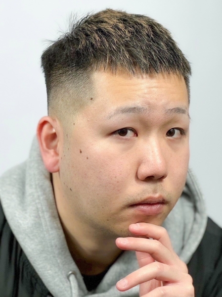 クロップスタイル×スキンフェード