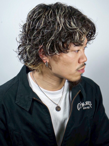 ロングスタイル×スパイラルパーマ