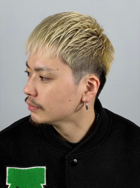 ハイトーンカラー×クロップスタイル