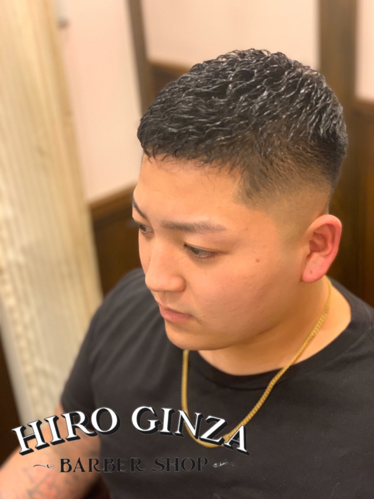 濡れパンスキンフェード ヘアカタログ 高級理容室 床屋 ヘアサロン Premium Barber プレミアムバーバー