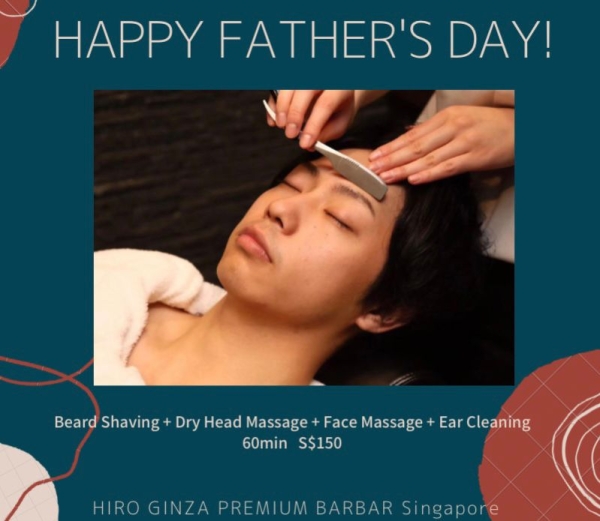 Gifts for Father's Day＜Japanese barber shop in Singapore＞